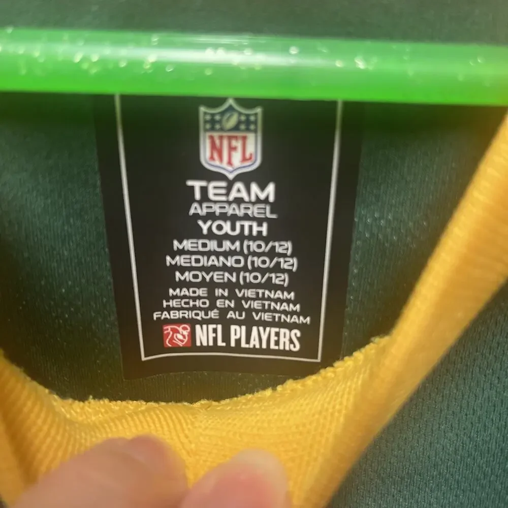 Nike Green Bay Packers NFL Football Jersey Davante Adams #17 Youth Medium